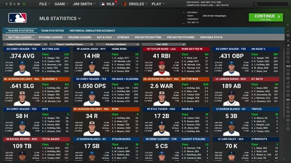 Скриншот из Out of the Park Baseball 26