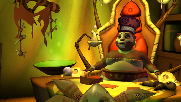 Screenshot z Tales of Monkey Island: Chapter 1 - Launch of the Screaming Narwhal