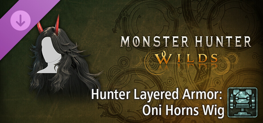 Monster Hunter Wilds - Hunter Layered Armor: Oni Horns Wig cover art