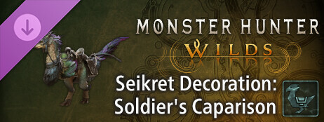 Monster Hunter Wilds - Seikret Decoration: Soldier's Caparison cover art