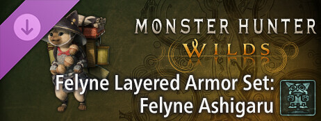 Monster Hunter Wilds - Felyne Layered Armor Set: Felyne Ashigaru cover art