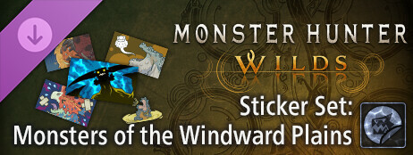 Monster Hunter Wilds - Sticker Set: Monsters of the Windward Plains cover art