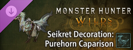 Monster Hunter Wilds - Seikret Decoration: Purehorn Caparison cover art