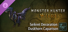 Monster Hunter Wilds - Seikret Decoration: Duskhorn Caparison
