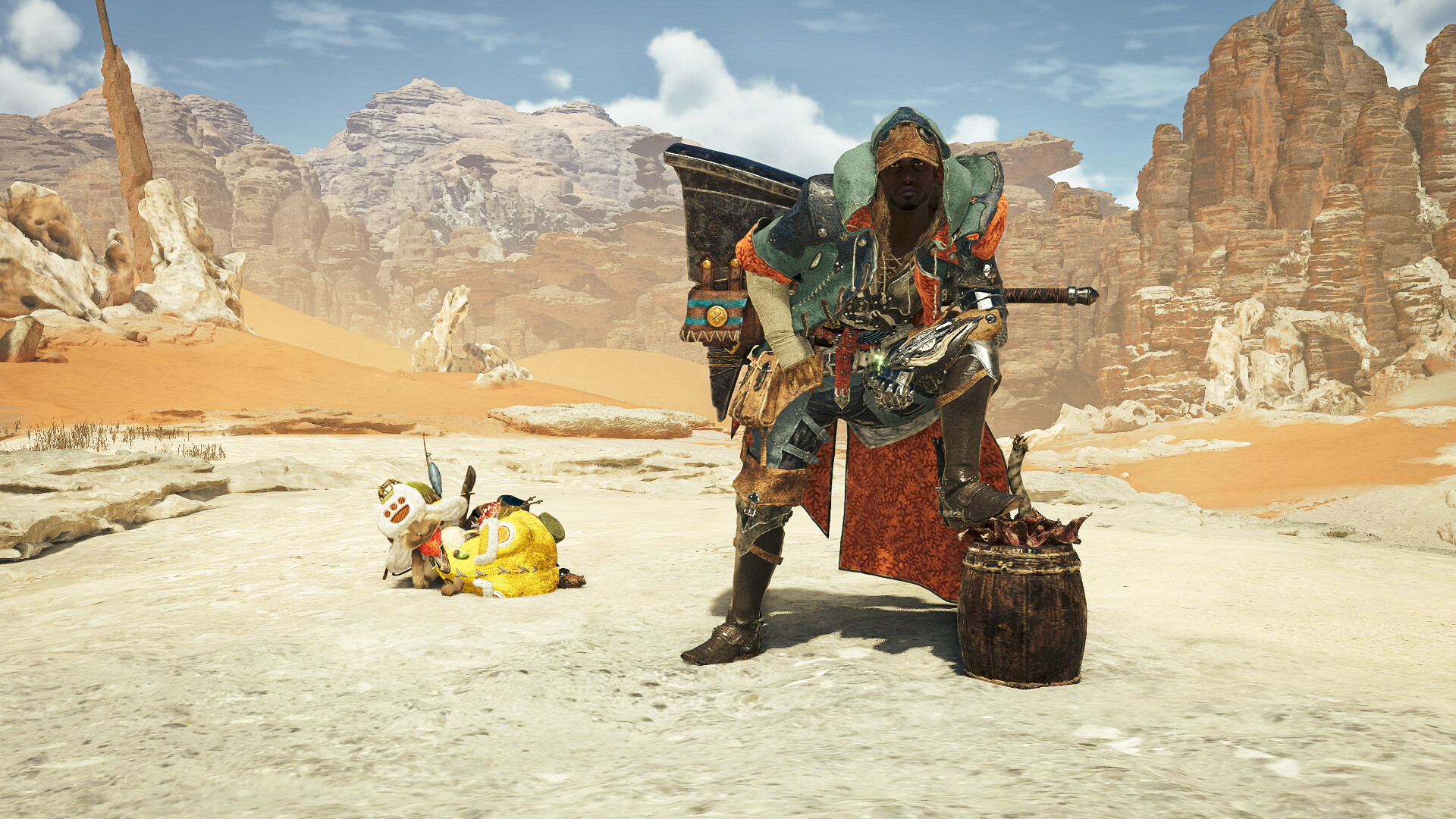 Monster Hunter Wilds - Photo Pose: Adventure Begins Pose 3 & 4 Featured Screenshot #1