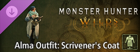Monster Hunter Wilds - Alma Outfit: Scrivener's Coat cover art