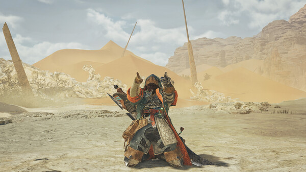 Monster Hunter Wilds - Gesture: Celebratory Knee Slide