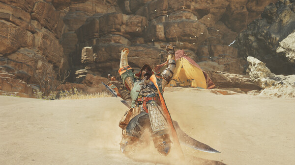Monster Hunter Wilds - Gesture: Celebratory Knee Slide