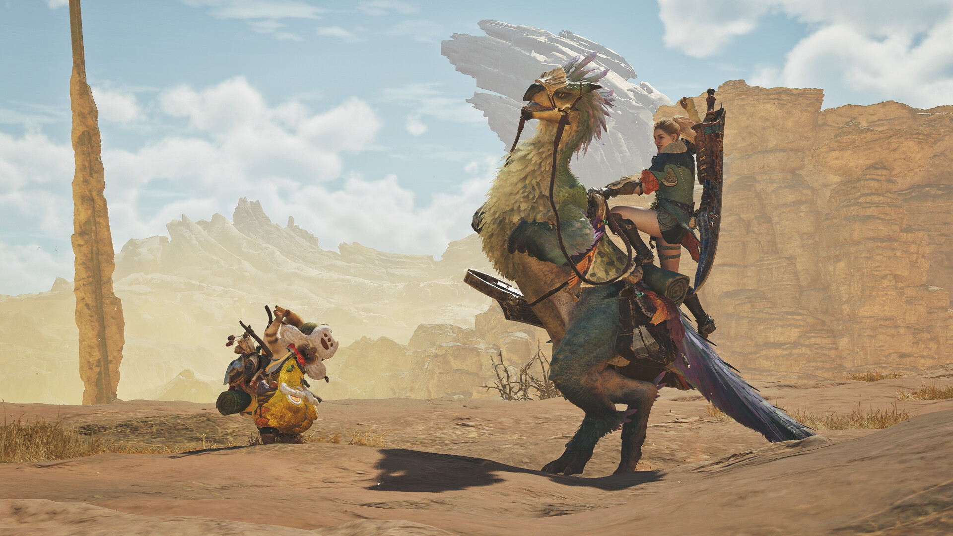 Monster Hunter Wilds - Gesture: Rearing To Go Featured Screenshot #1
