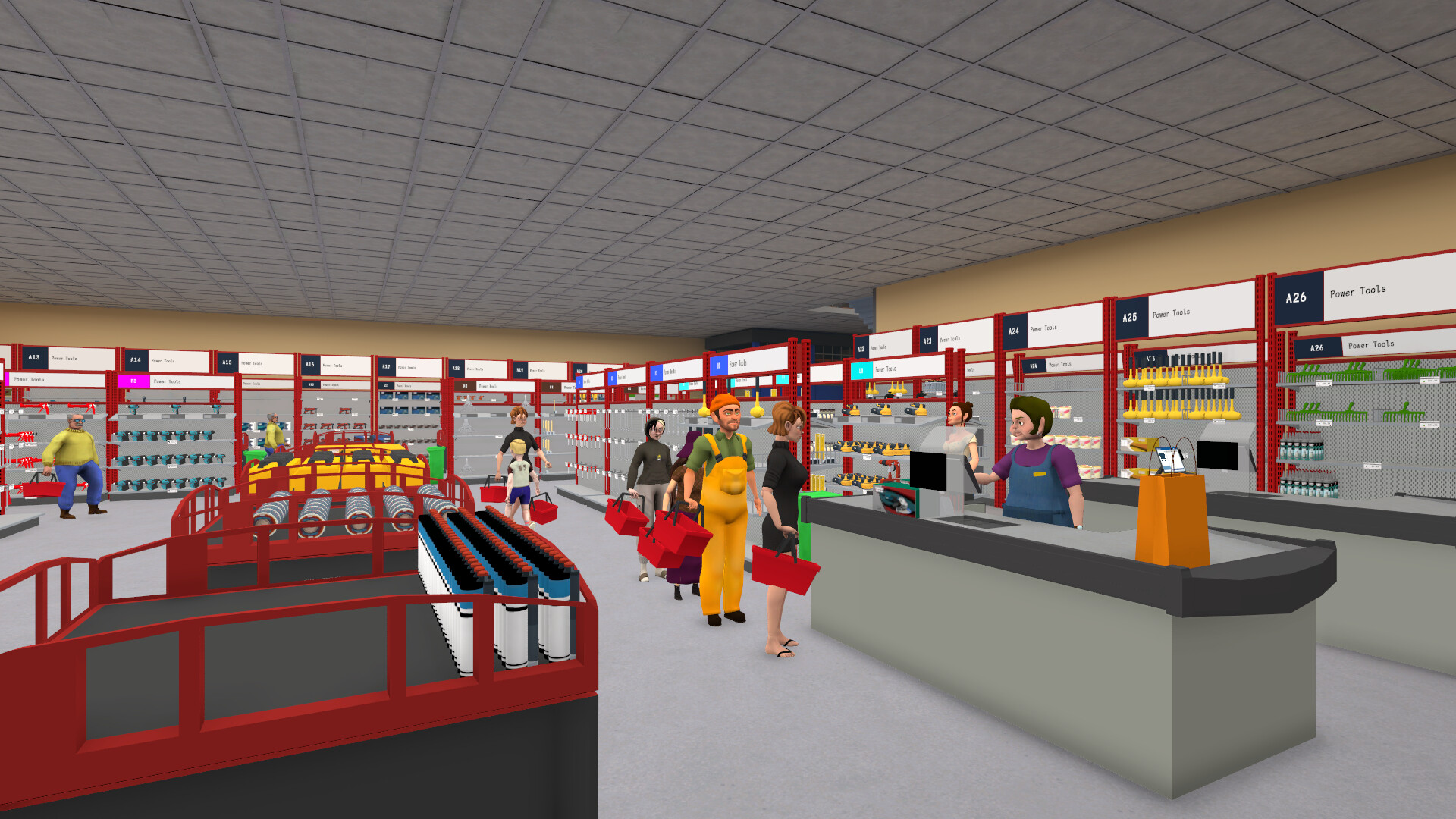 #2. Hardware Store & Workshop Simulator (Steam) 来自: Superwolf Game Studio