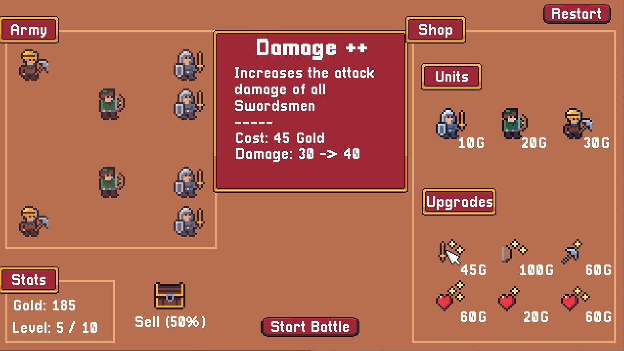 #2. Infernal Battles (Steam) 由: Squared Games