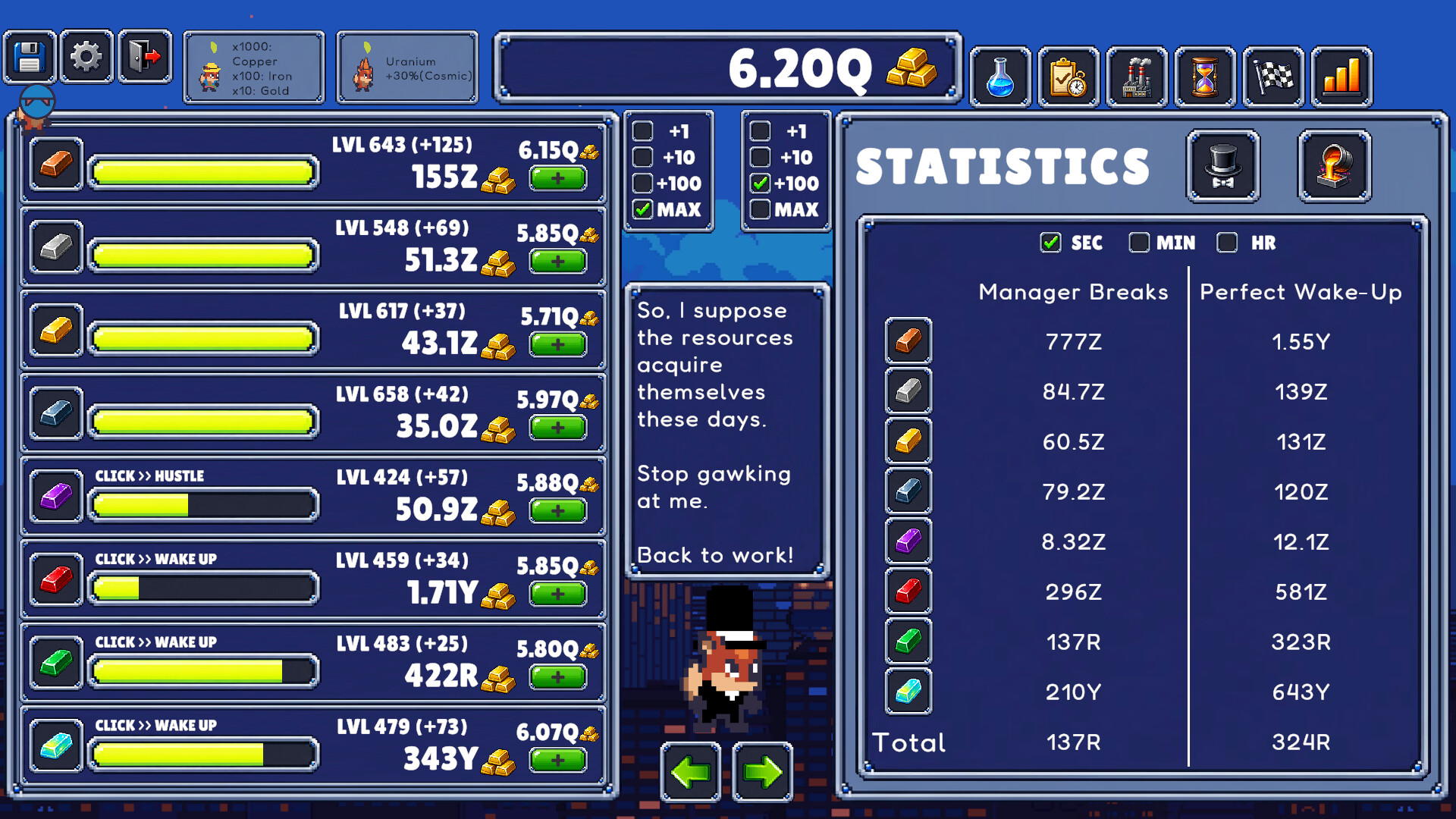SIM - Simple Idle Miner screenshot 1