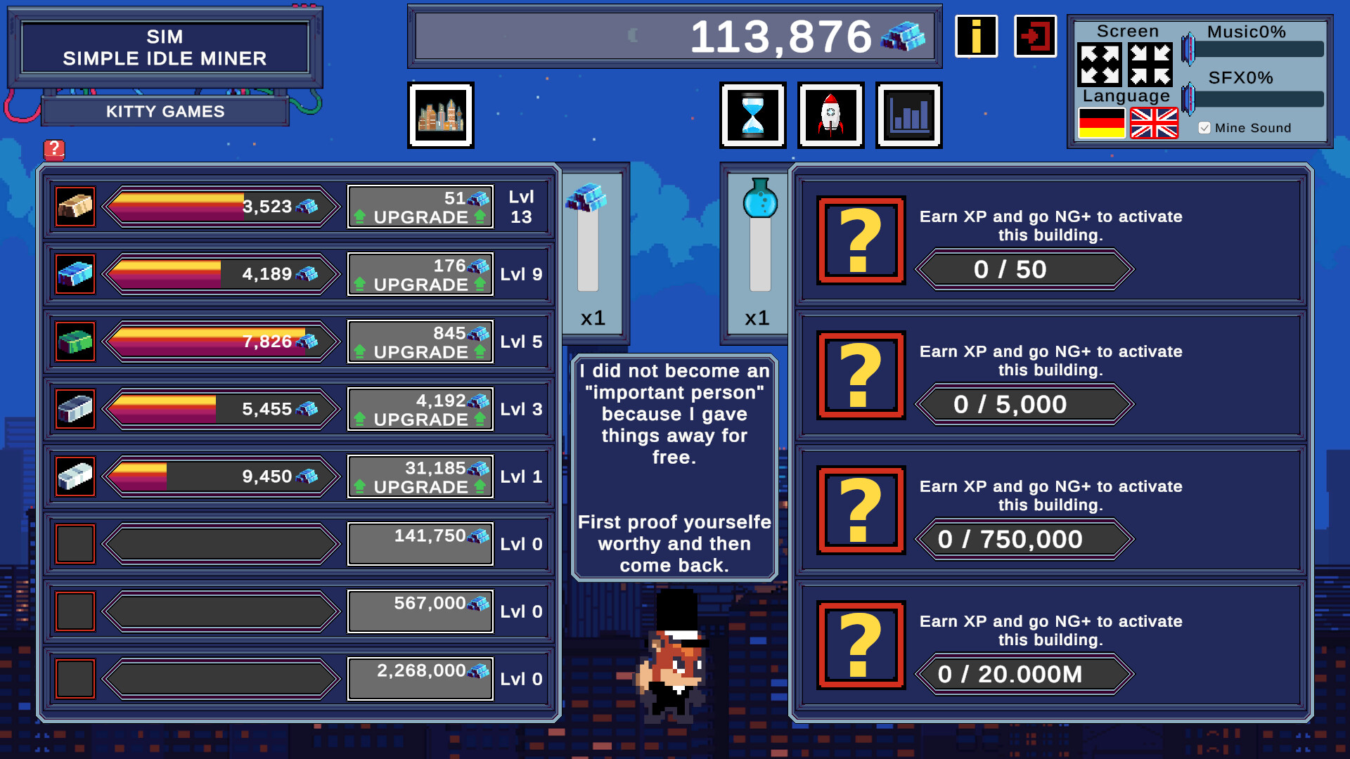 #2. SIM - Simple Idle Miner (Steam) 由: Kitty Games