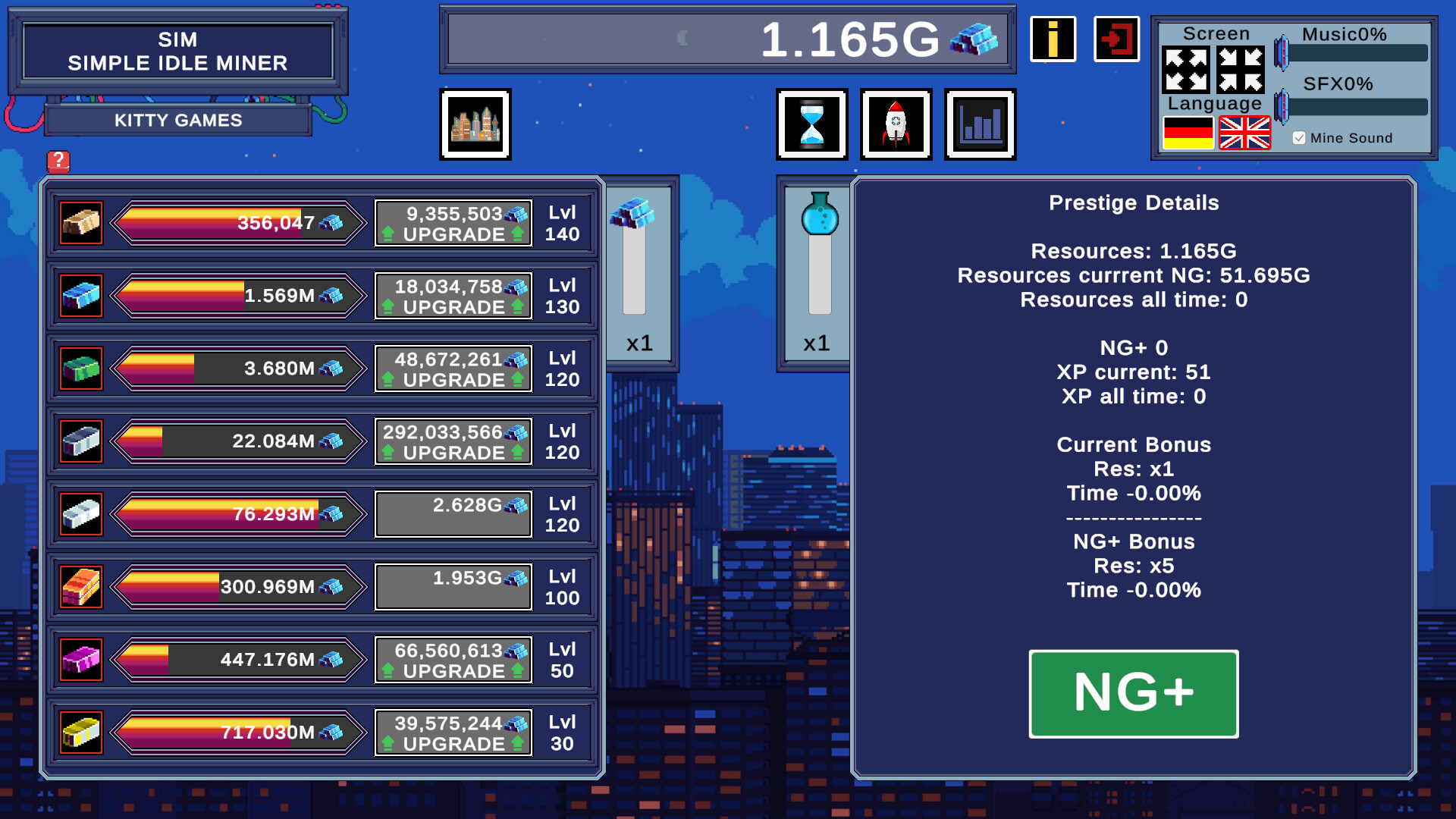 #4. SIM - Simple Idle Miner (Steam) 由: Kitty Games