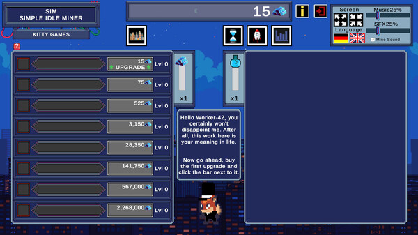Скриншот из SIM - Simple Idle Miner