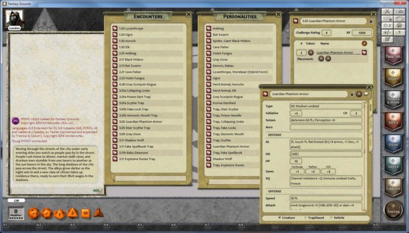 Fantasy Grounds - PFRPG Compatible Adventure: The Lost City of Bransik - One on One Adventure #16