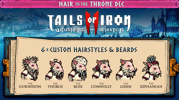 Tails of Iron 2: Whiskers of Winter - Hair to the Throne Pack — скриншот 1