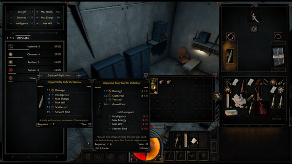 『Impious』のスクリーンショット