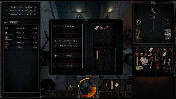 『Impious』のスクリーンショット