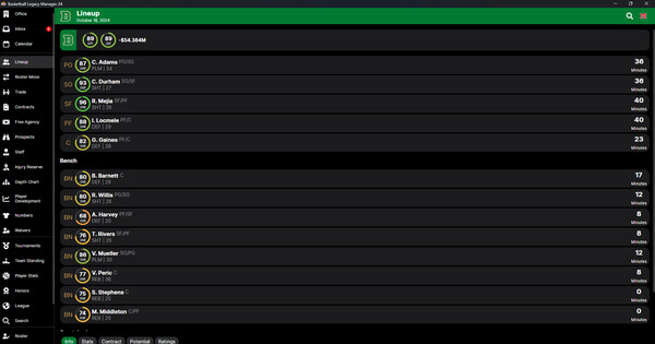 Basketball Legacy Manager 25 screenshot 5