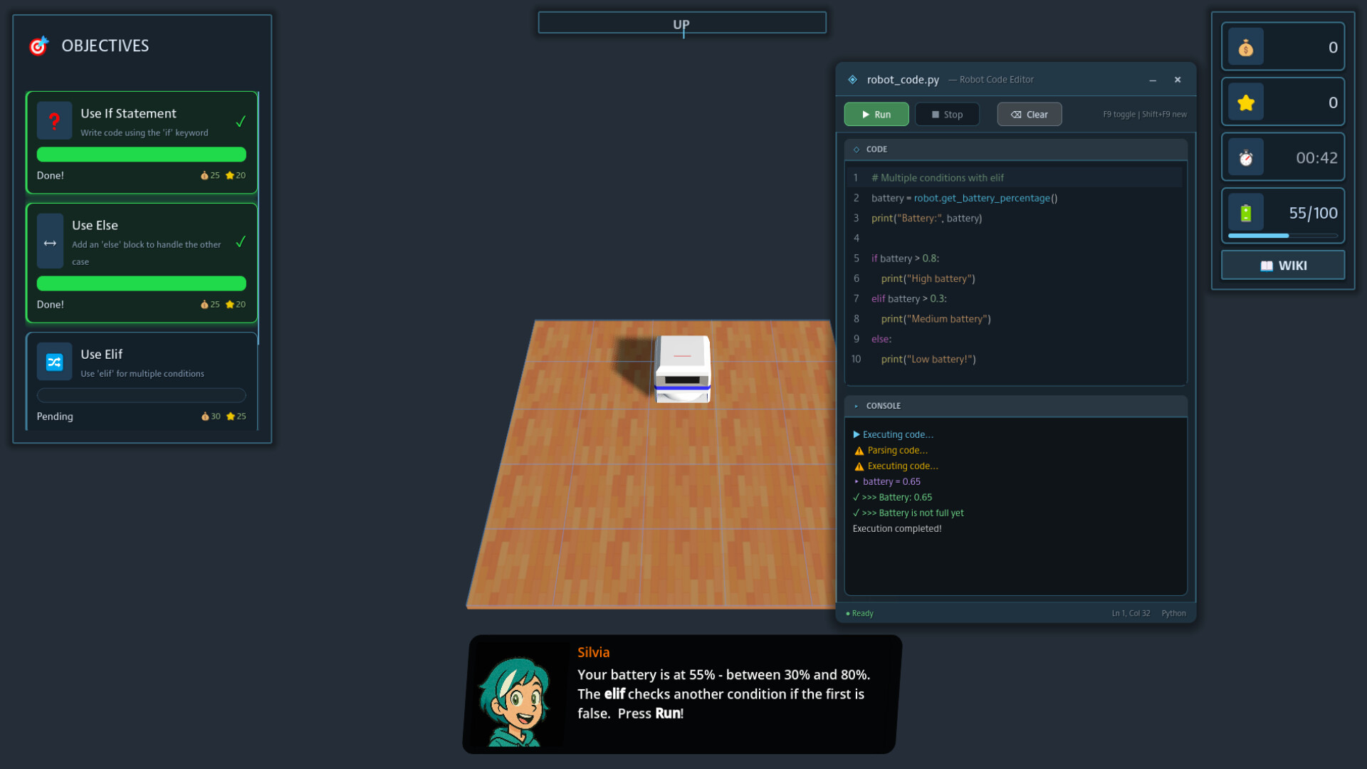 Code My Robot Vacuum screenshot
