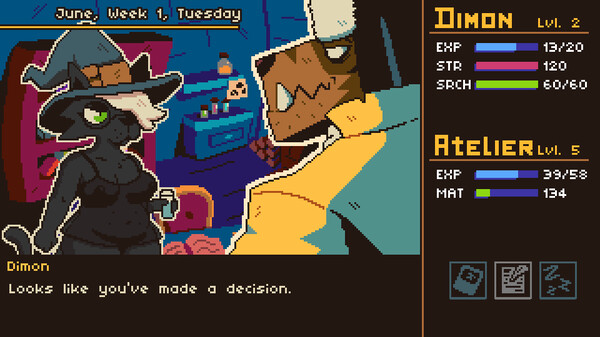 Screenshot 2 of Dimon - The Witch's Pervert Assistant - additional gameplay view