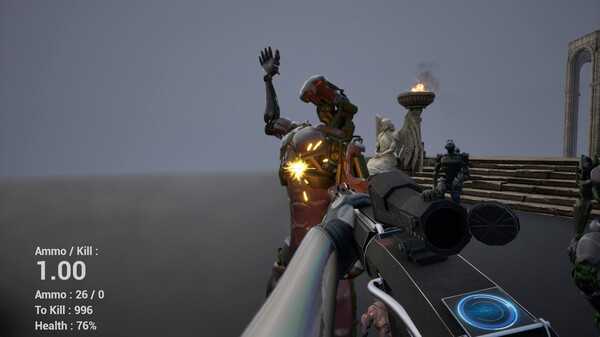 Скриншот из Alien Weapon Test Grounds