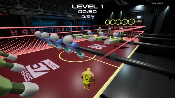 FOOSBALL RUNNER Screenshot