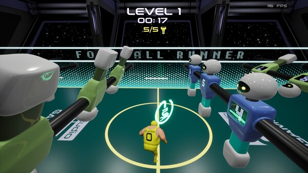 FOOSBALL RUNNER Screenshot