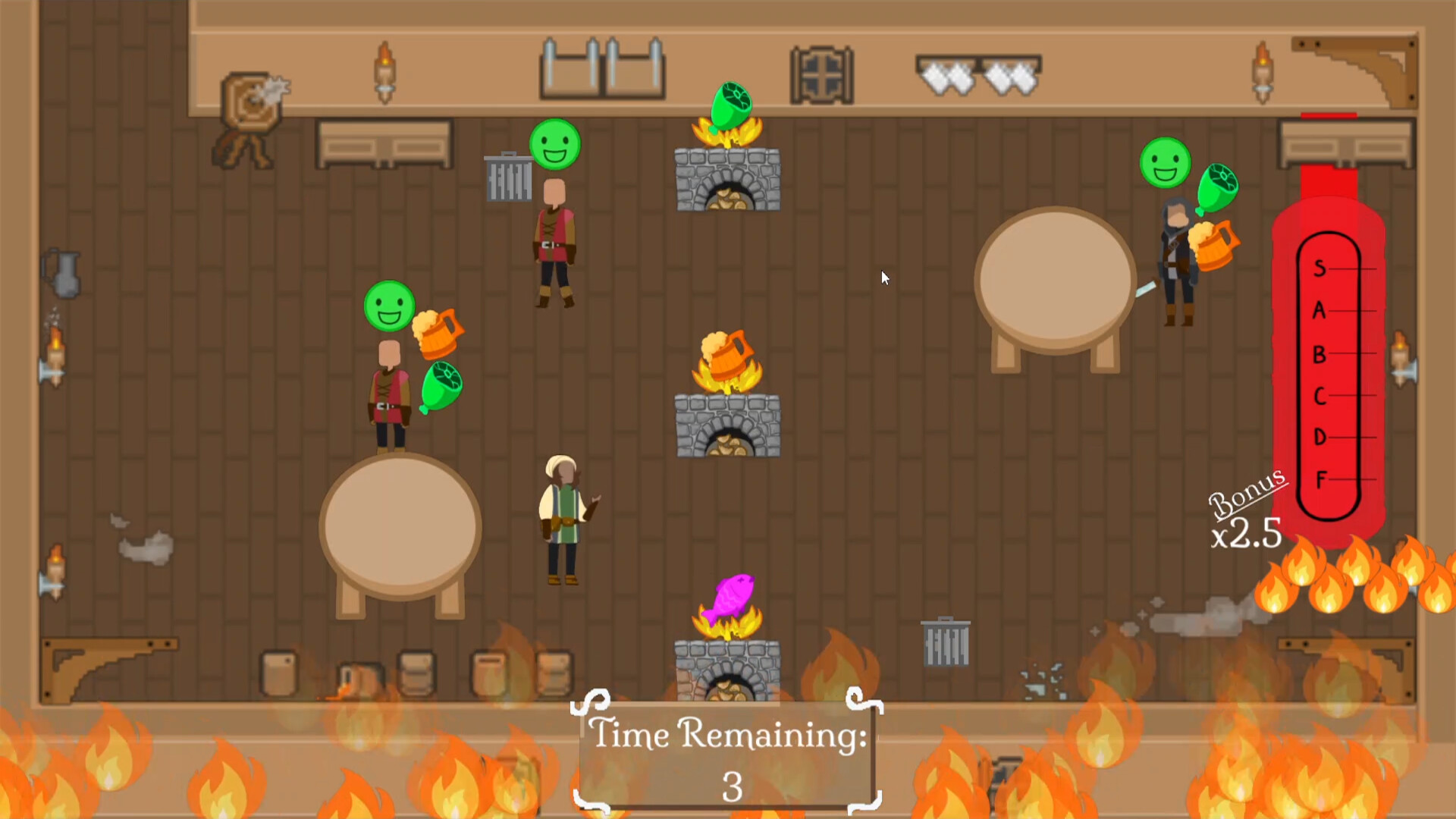 #4. Dine 'n Bash (Steam) 由: DigiPen Institute of Technology