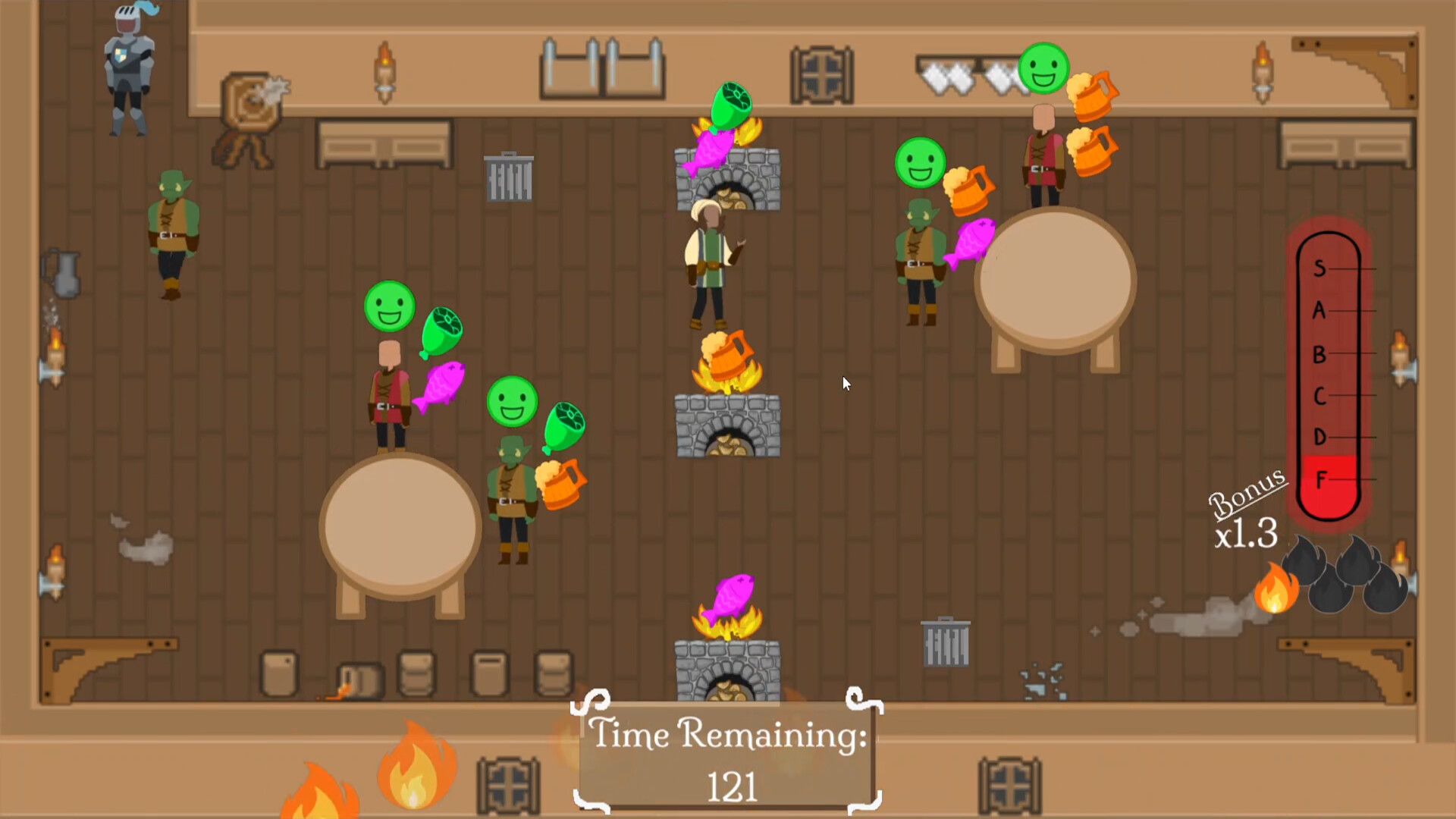 #7. Dine 'n Bash (Steam) 由: DigiPen Institute of Technology