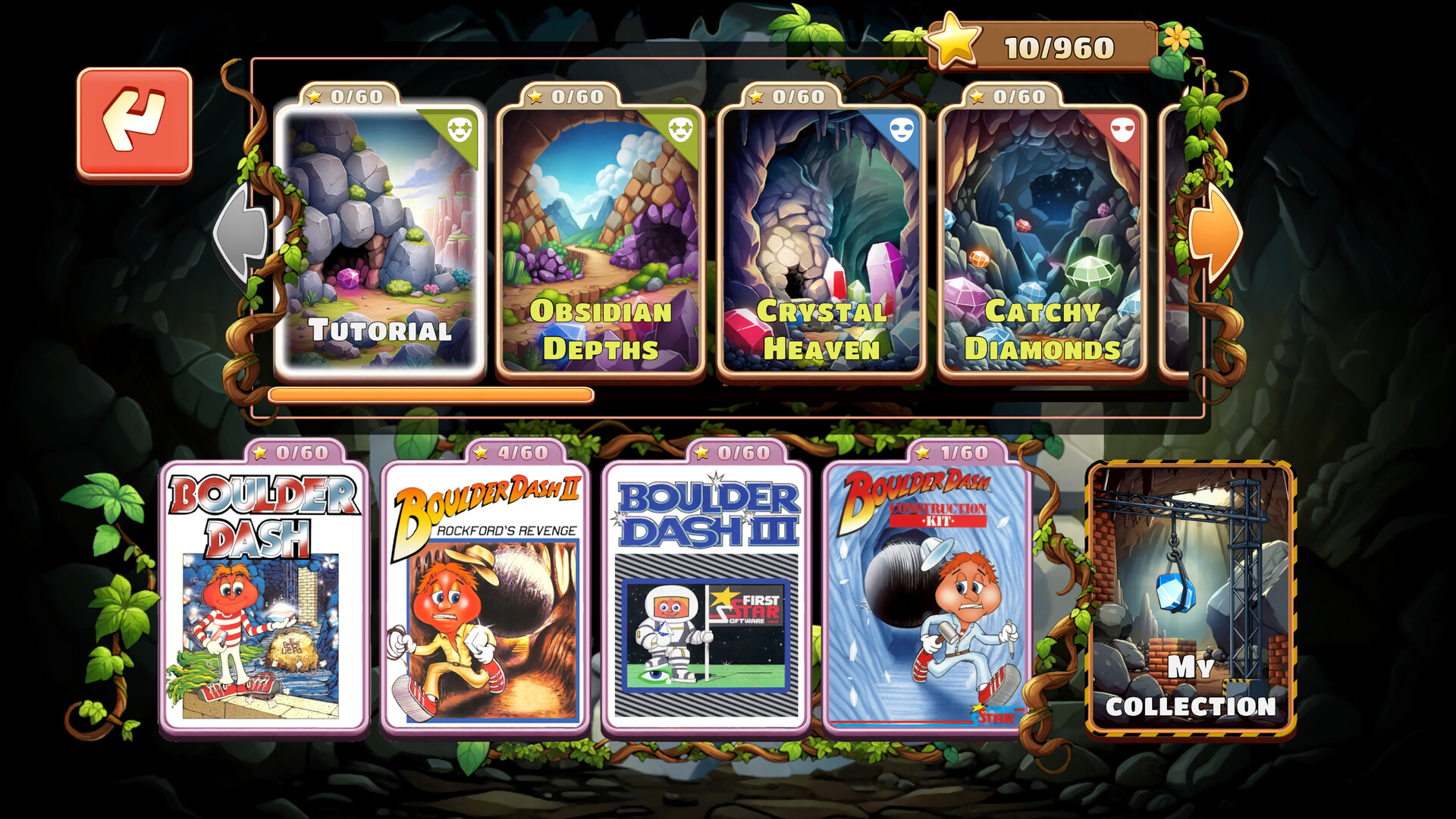 BOULDER DASH 40th Anniversary screenshot #7