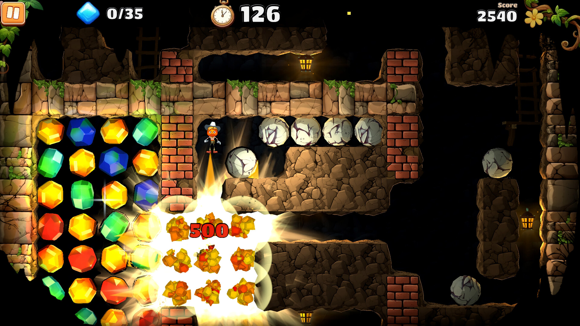 BOULDER DASH 40th Anniversary Featured Screenshot #1