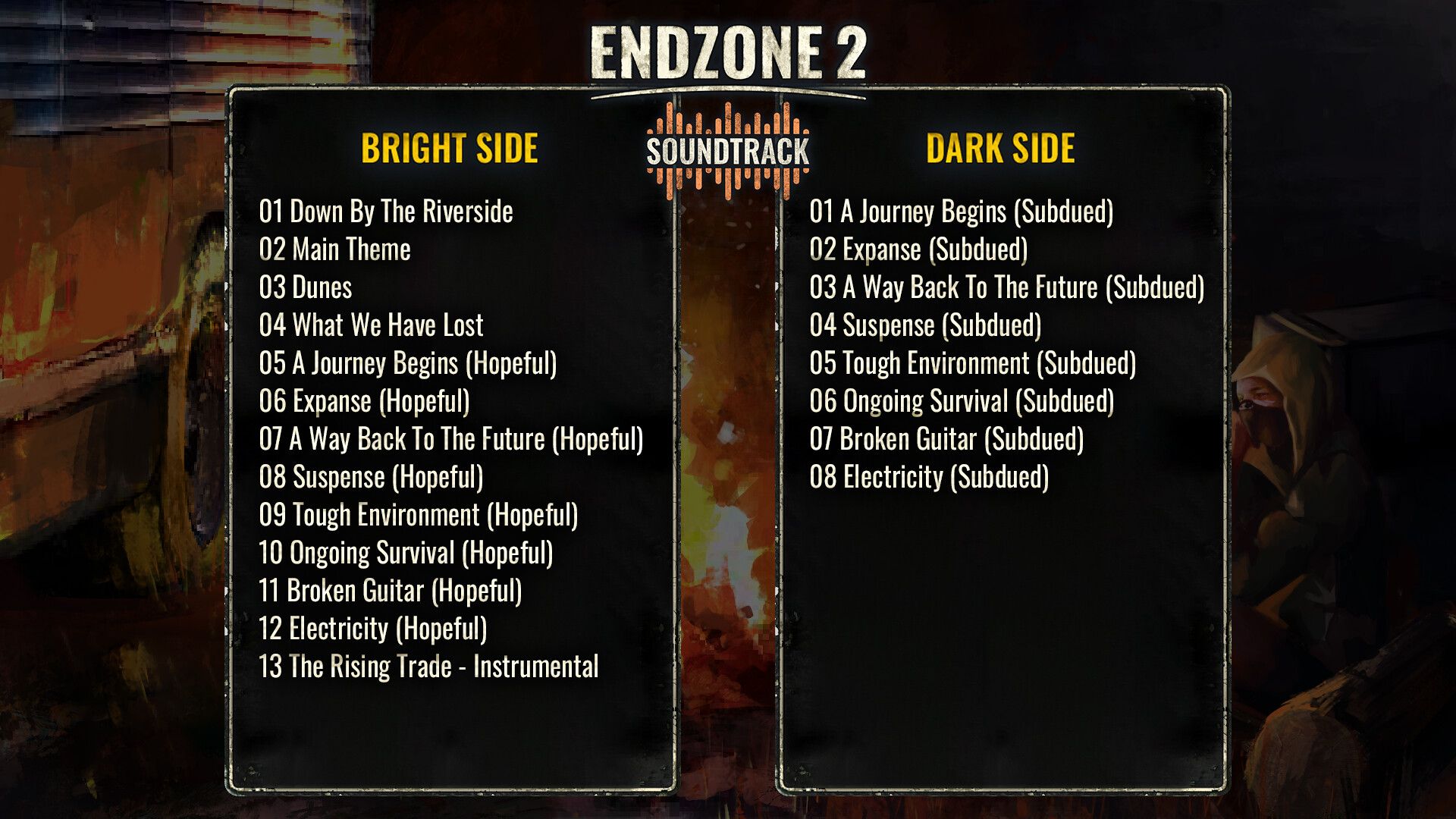 Endzone 2: Soundtrack Featured Screenshot #1