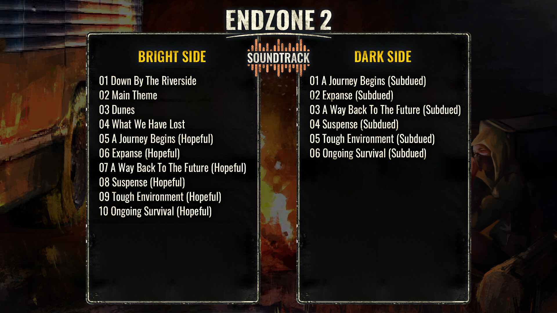 Endzone 2: Soundtrack Featured Screenshot #1