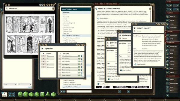 Fantasy Grounds - Dungeon Crawl Classics #82: Bride of the Black Manse