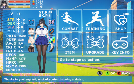 Screenshot 2 of FIGHTING GIRL YURI - additional gameplay view