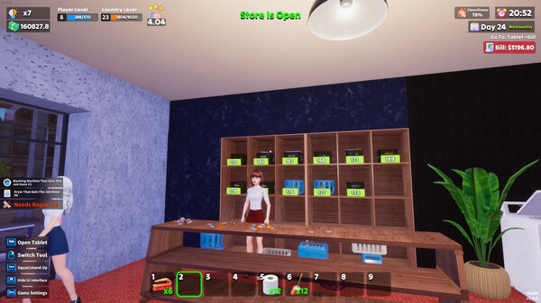 Laundry & Supermarket Simulator