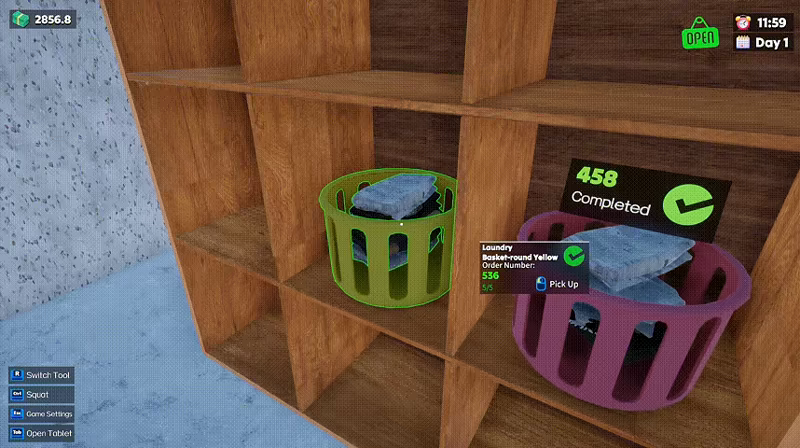 Laundry & Supermarket Simulator video 4