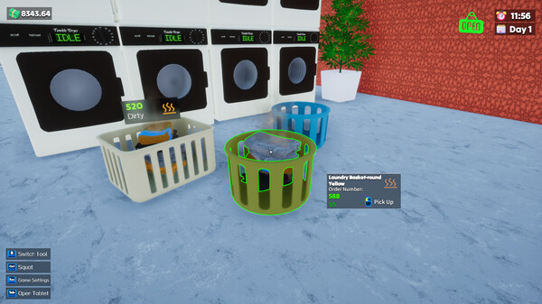 Laundry & Supermarket Simulator screenshot 7