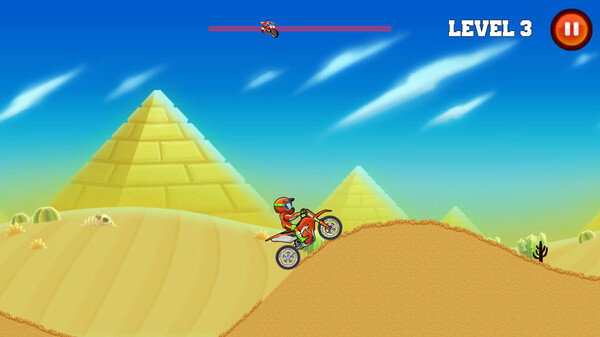 Скриншот из Crazy Bike Hill Racing