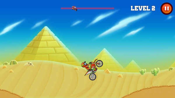 Скриншот из Crazy Bike Hill Racing