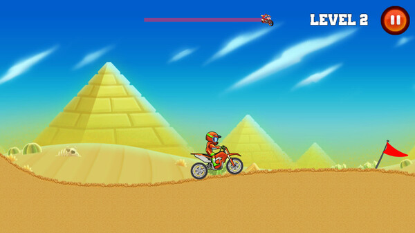 Скриншот из Crazy Bike Hill Racing