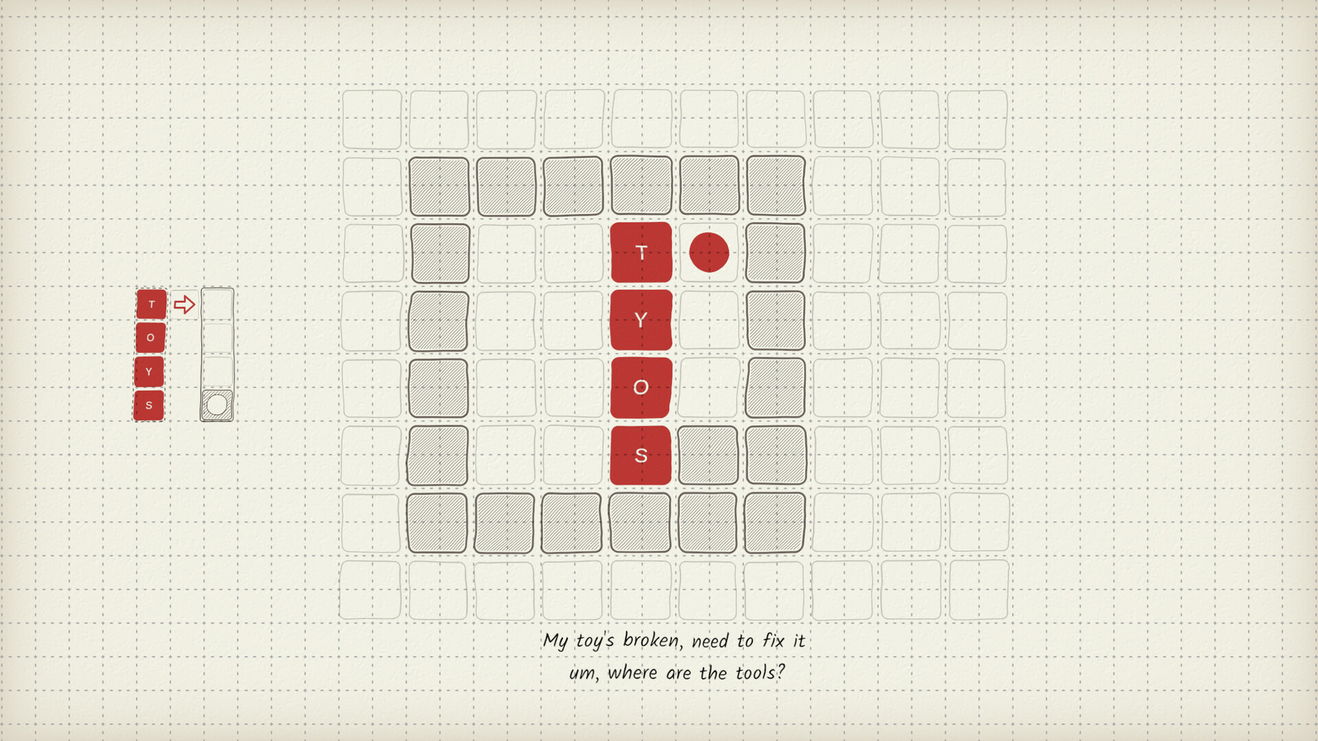 #4. Wordban: a text-based Sokoban game (Steam) By: Beibi Technology Co., Ltd.