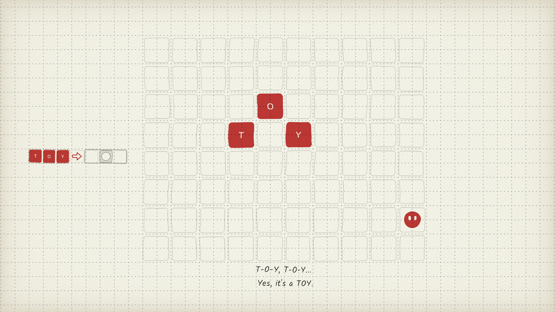 Wordban: a text-based Sokoban game screenshot #3