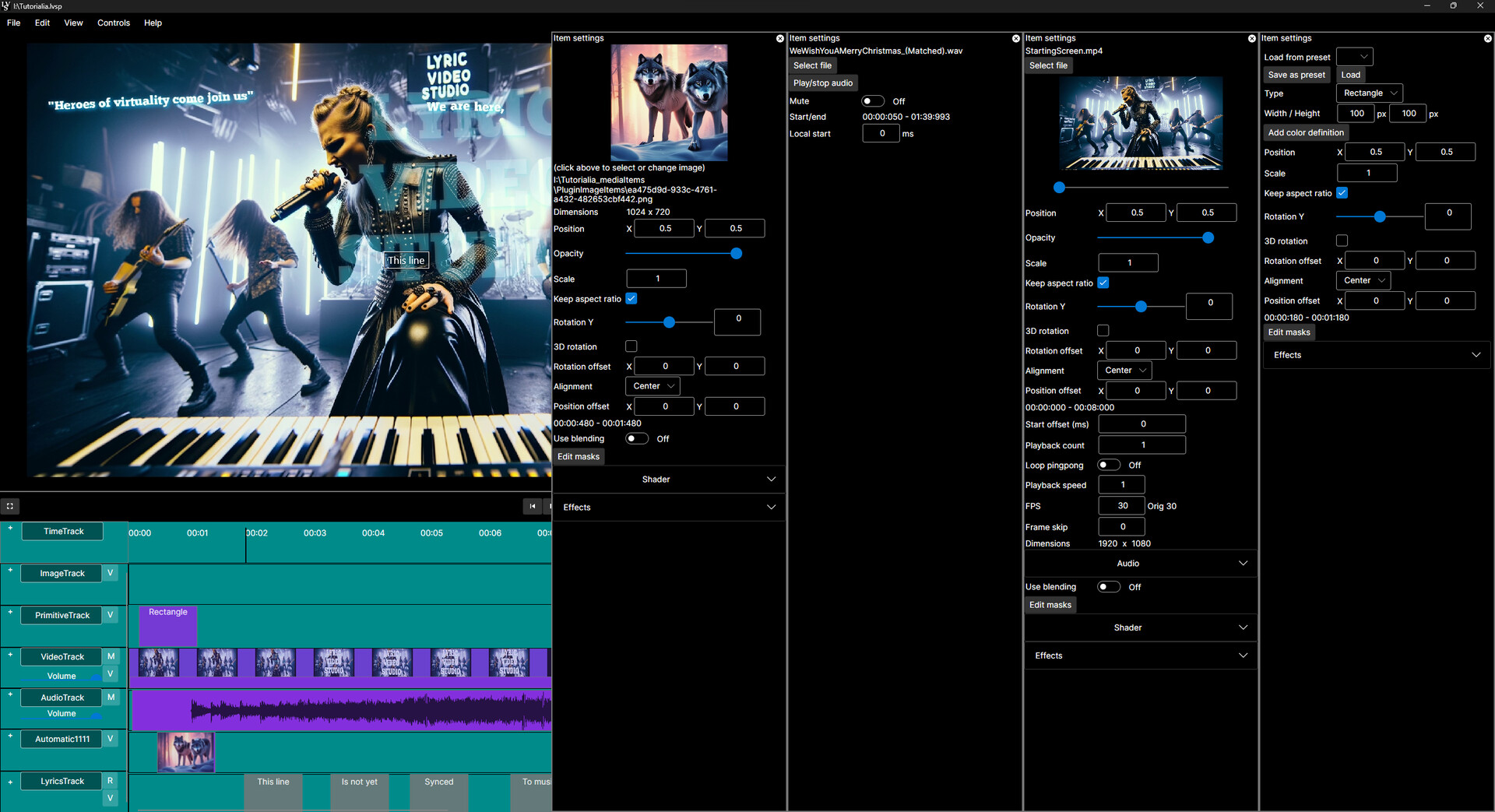 Lyric Video Studio screenshot 4