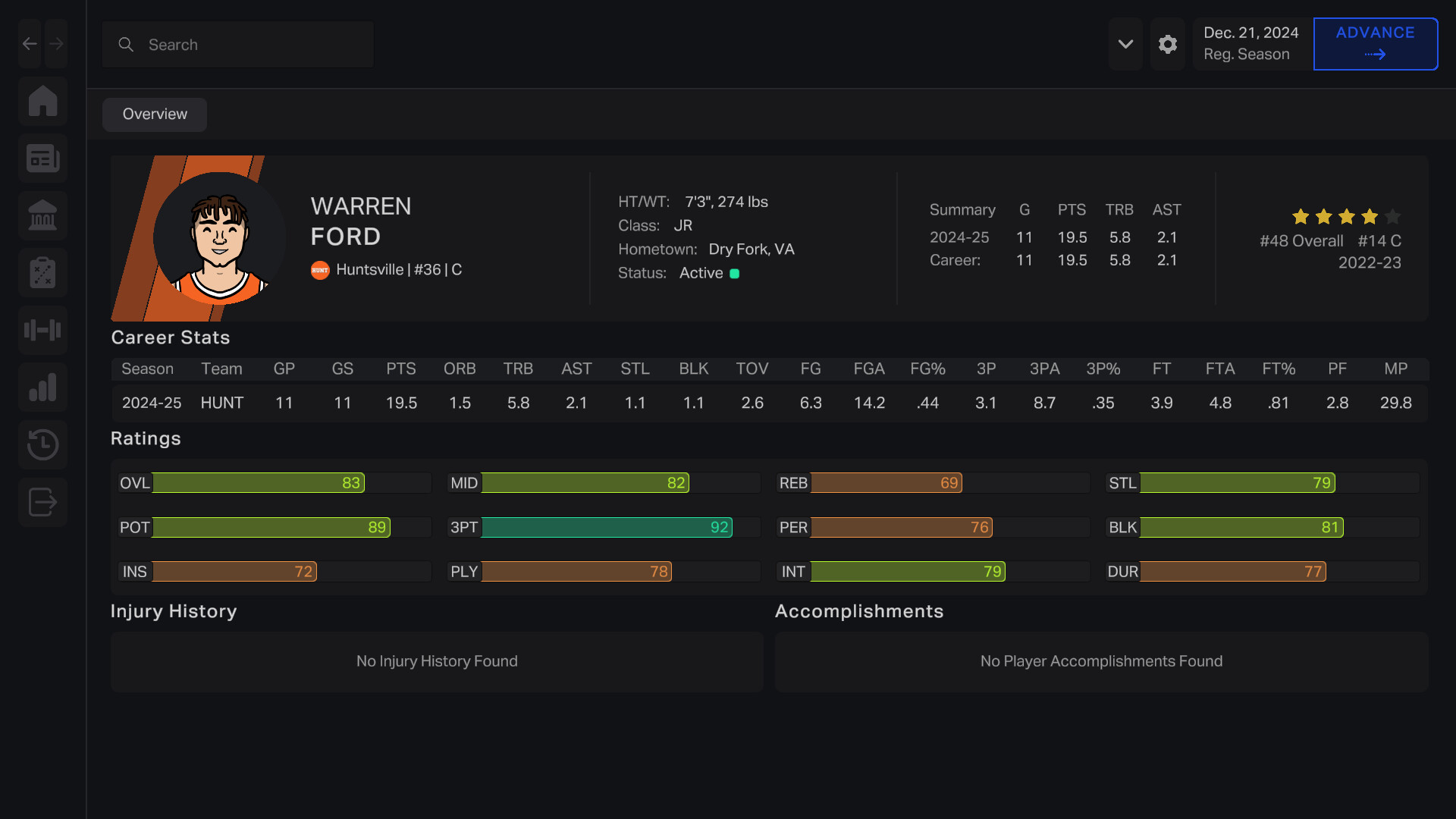 Campus Legends College Basketball screenshot #3