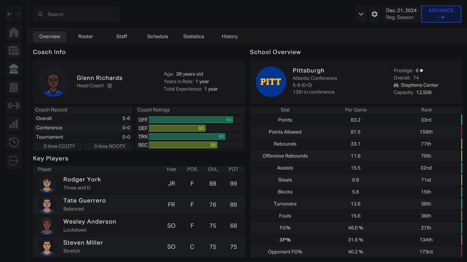 Campus Legends College Basketball screenshot #2