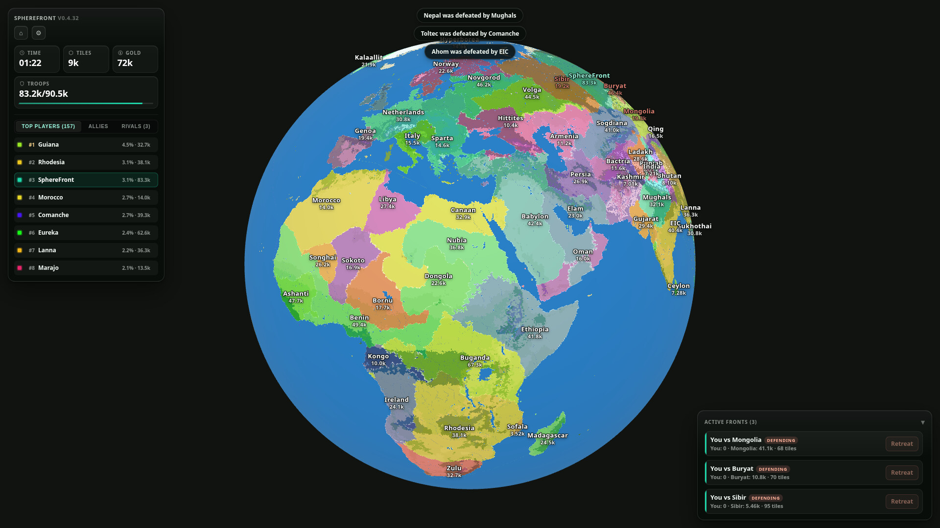 SphereFront screenshot #1
