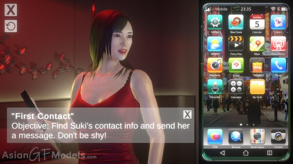 Silk Suki - Chat Messaging Game Demo screenshot 3
